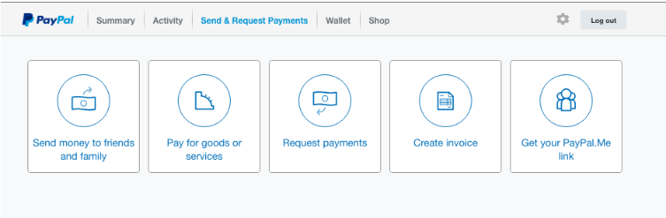 PayPal get ready to pay page PayPal get ready to pay page
