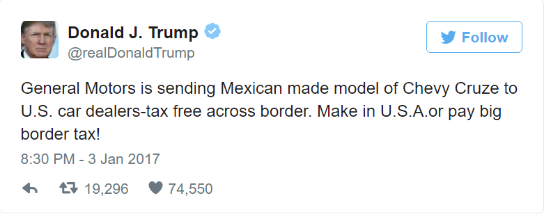 onald Trump and General Motors Donald Trump and General Motors