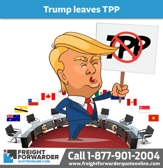 Trump on TPP: him leaving