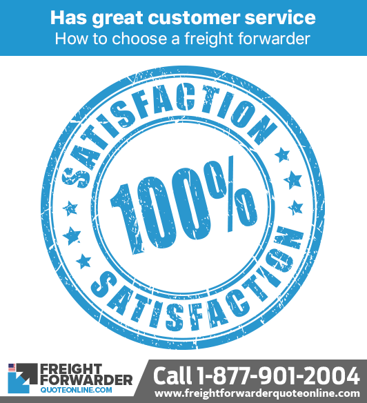How to choose a freight forwarder - Ensure the freight forwarder has great customer service