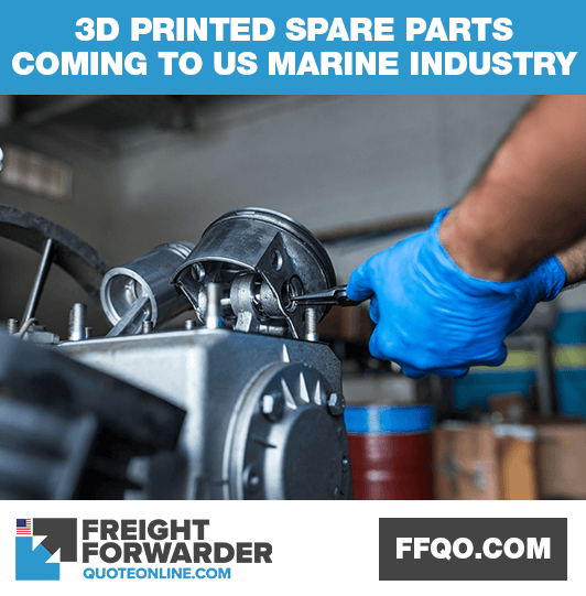 3D printed spare parts for cargo ships coming to US marine industry 3D printed spare parts for cargo ships coming to US marine industry