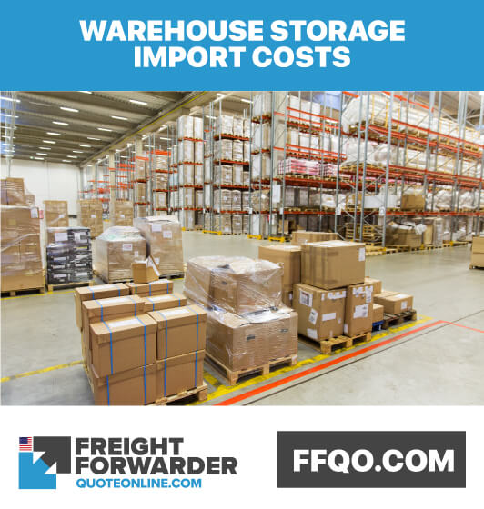 Learn more about warehouse and cargo storage import costs