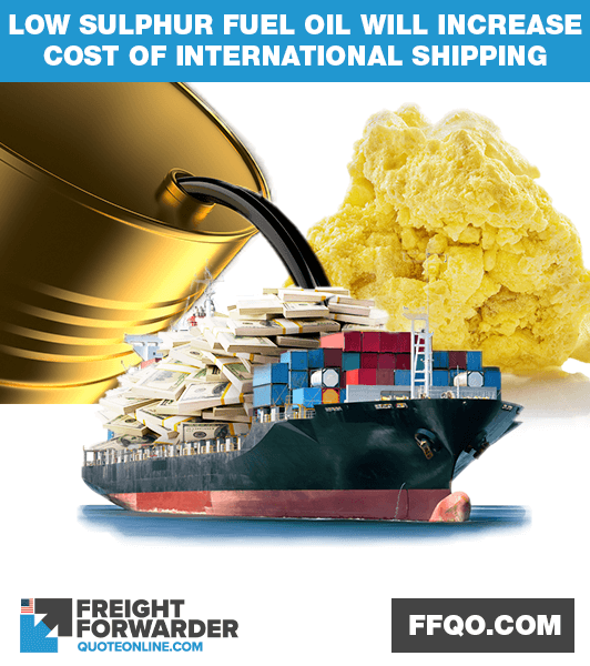What will be the impact of low sulphur fuel oil on international shipping?