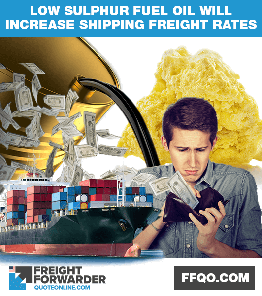 Low sulphur fuel oil will add cost to international shipping