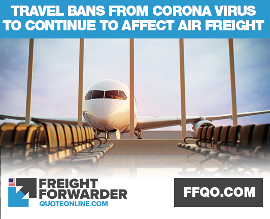 Travel bans from coronavirus to continue to affect air freight to USA